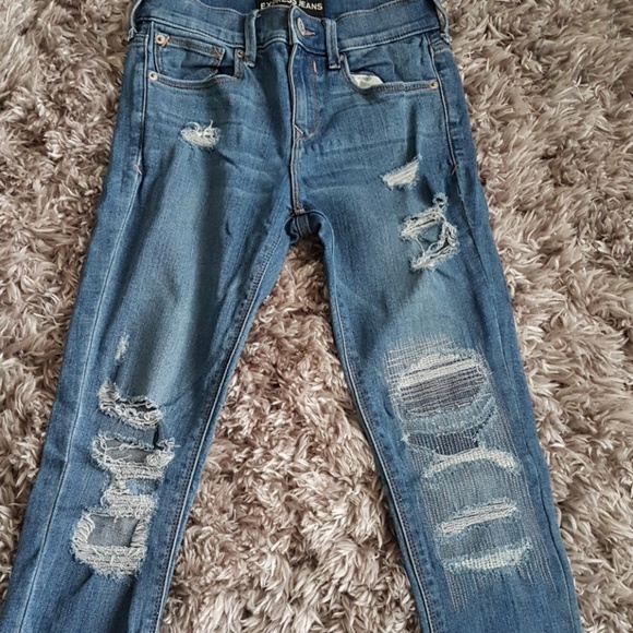 Express mid rise jean leggings in size 00R - Picture 3 of 8